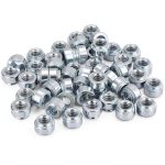 uxcell Self Clinching Nuts Carbon Steel Zinc Plated Rivet-0