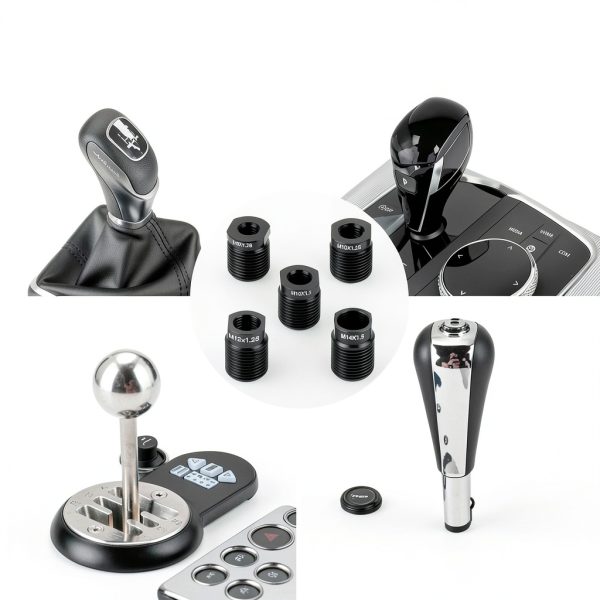 YUEWEESER Shift Knob Adapter Aluminum Alloy Lightweight-5