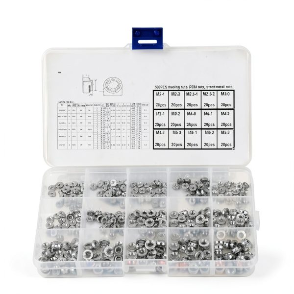 Dioche Self Clinching Nuts Metal Assortment Kit 300pcs-2