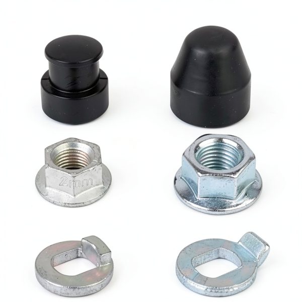 Tiosen M12 E-Bike Lock Nut Set High Strength Materials-2