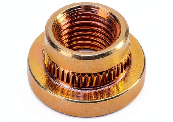 Wilwood Self Clinching Nuts Brass Gold 3/8 UNC Thread-0
