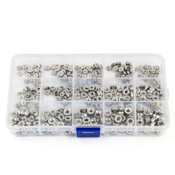Dioche Self Clinching Nuts Metal Assortment Kit 300pcs-5
