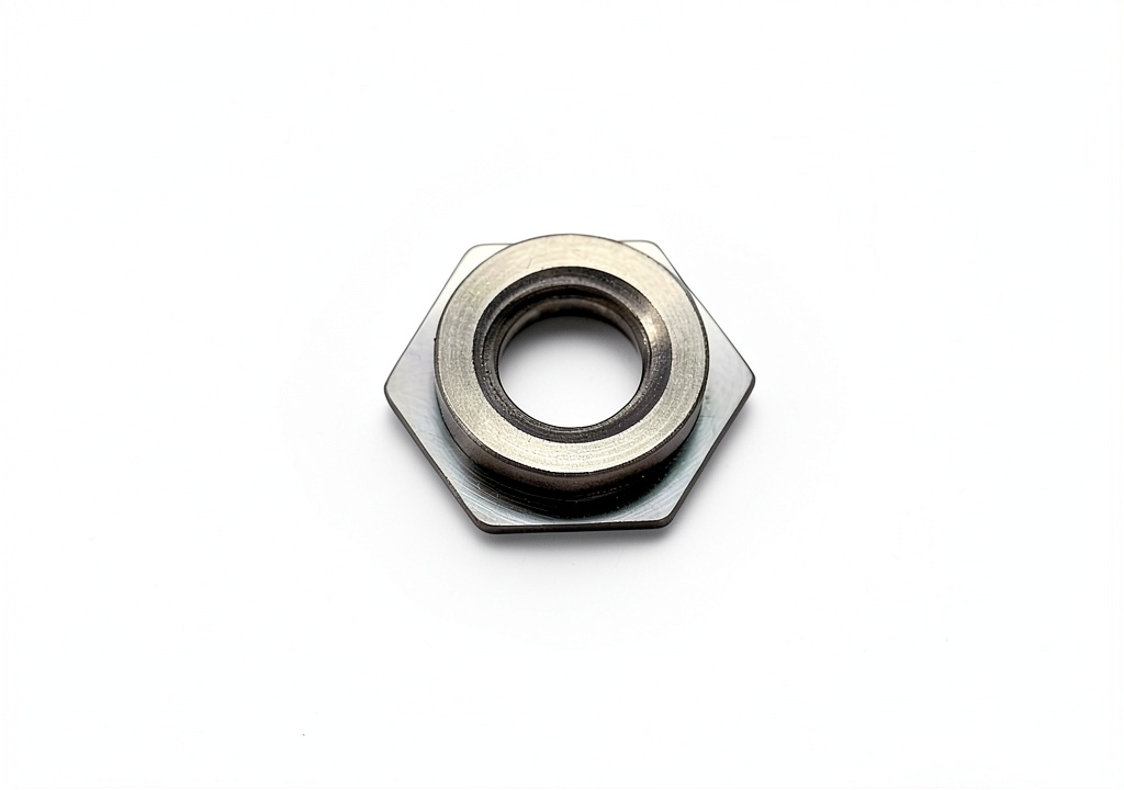 Unicorp self-clinching nut installed in metal panel