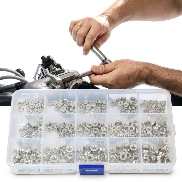 Dioche Self Clinching Nuts Metal Assortment Kit 300pcs-1