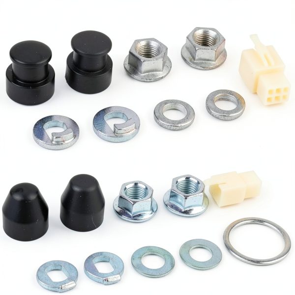 Tiosen M12 E-Bike Lock Nut Set High Strength Materials-1