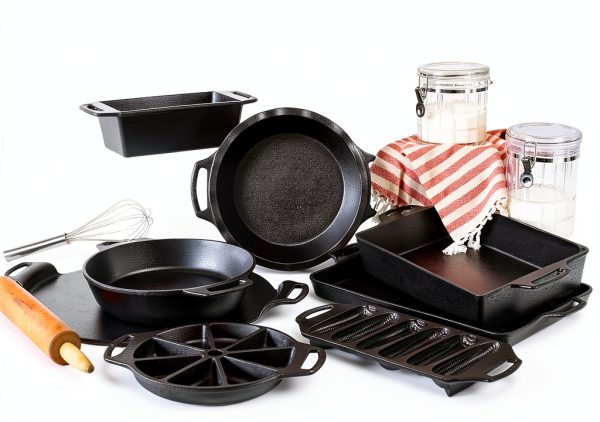 Lodge Cast Iron 8 Cup Wedge Pan-4