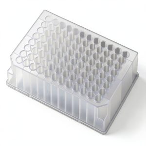 CORNING P-DW-11-C-S Axygen Polypropylene 96 Well Clear Round Bottom Deep Well Plate, Sterile, 1.1 mL Well Volume (Pack of 50)-0
