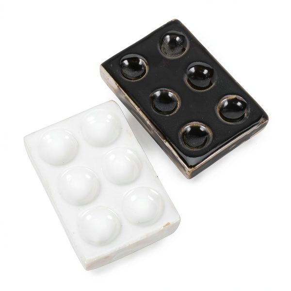 Ceramic Plate VILLFUL 2pcs Spot Plate Porcelain Design-0