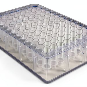 Caplugs Evergreen 96-Well Deep-Well Plate DP9C, 0.5 mL PPC, 20 Pack-0