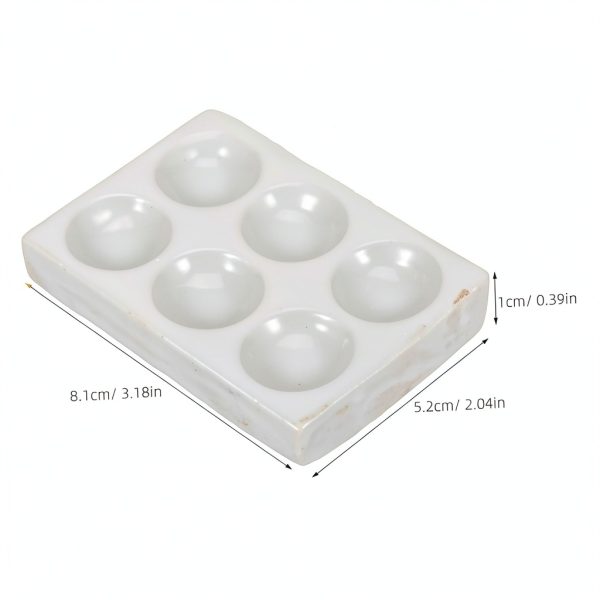 Ceramic Plate VILLFUL 2pcs Spot Plate Porcelain Design-2