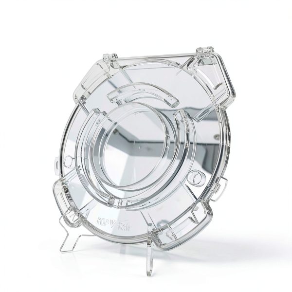 12" Silicon Wafer Box - 12 inch Single Wafer Carrier & Holder silcon wafer cassettle with display holder,1 Pack-0