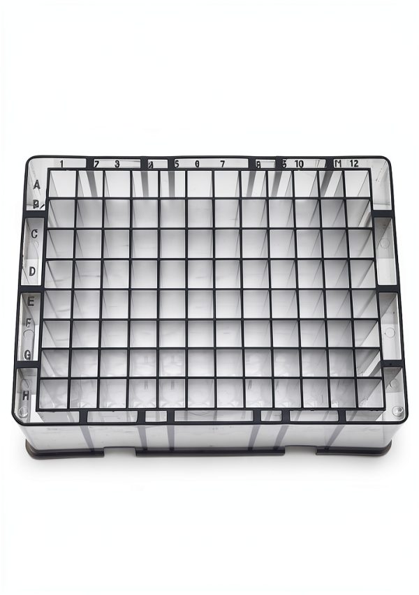 MUHWA 96 Wells Deep Well Plate 1.2ml Storage Round Bottom Pack of 5-1