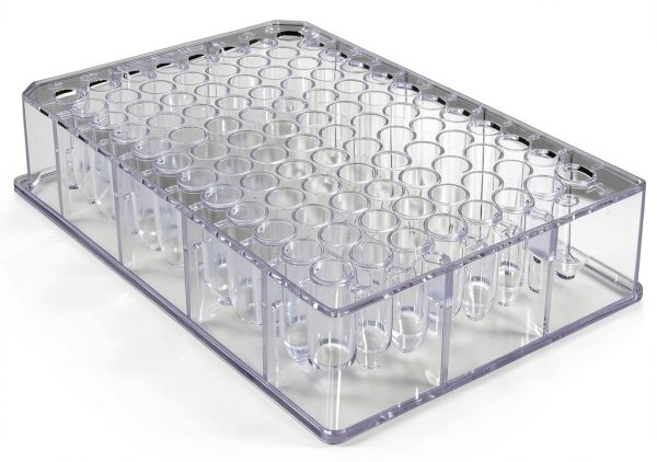 Caplugs Evergreen 96-Well Deep-Well Plate Polystyrene 0.5 mL Pack 20-0