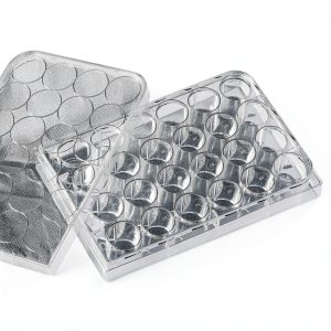 Polystyrene Sterile Flat Bottom 24-Well Plate Corning 3.4 mL Wrapped-0