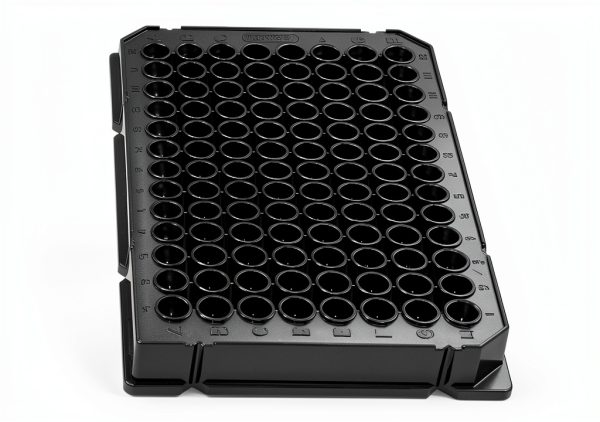 Caplugs Evergreen 96-Well Plate 290-8195-Z1F Polystyrene Flat Bottom-0
