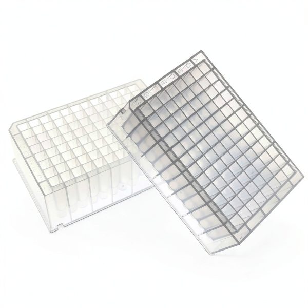 Deep Well Plate 96 V-Bottom Storage Microplates Ucallm 50pcs-4