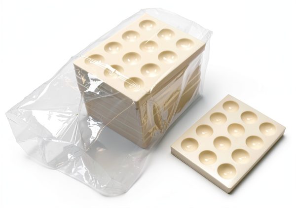 EISCO 10PK Spot Plates 12-Well Polyethylene Hard Plastic CH0542C-0